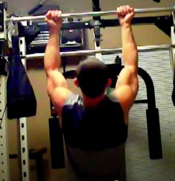 Close grip bicep pullups