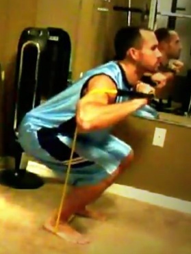 Resistance Band Squats