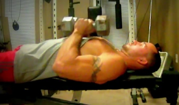 towering dumbbell chest press and dumbbell flys